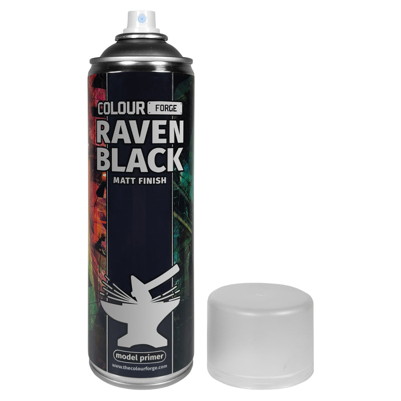 Colour Forge Spray: Raven Black (500ml)